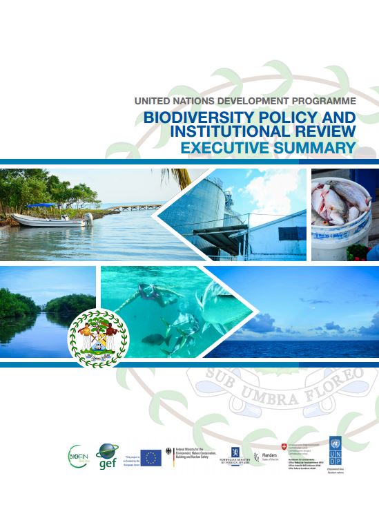BIOFIN  Belize-Policy and Institutional Review (PIR)